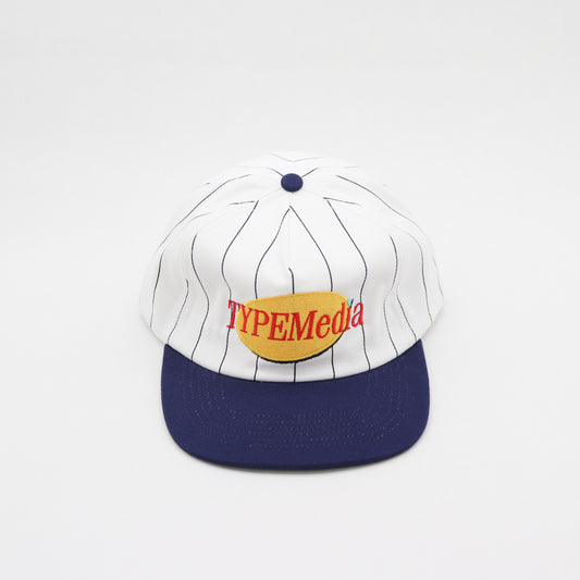 TYPE MEDIA 5 PANEL HAT - PIN STRIPE