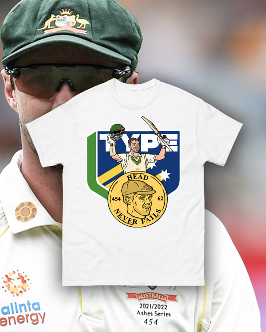 HEAD NEVER FAILS- T SHIRT